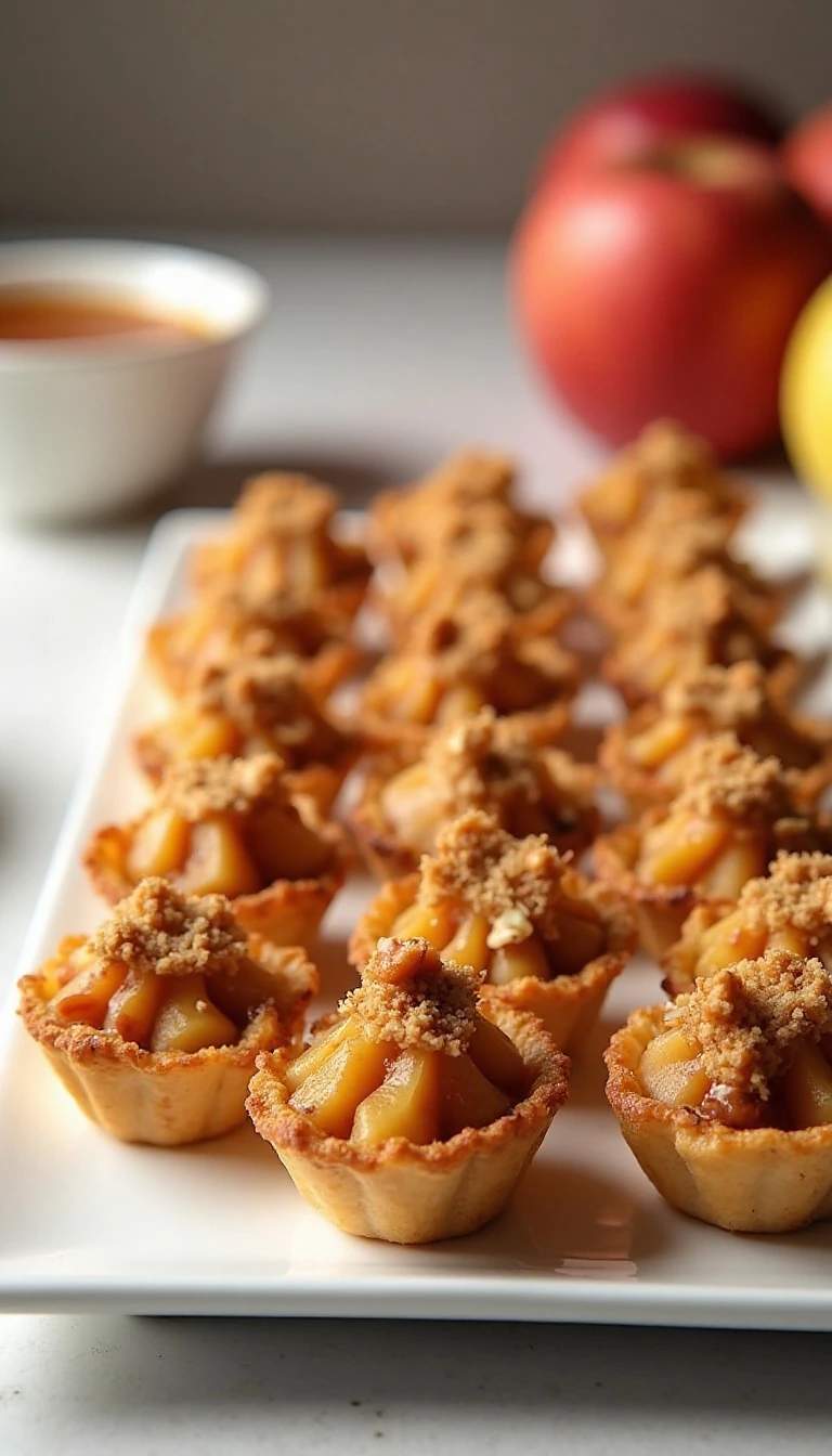Easy Apple Crisp Bites Recipe with Mini Phyllo Shells