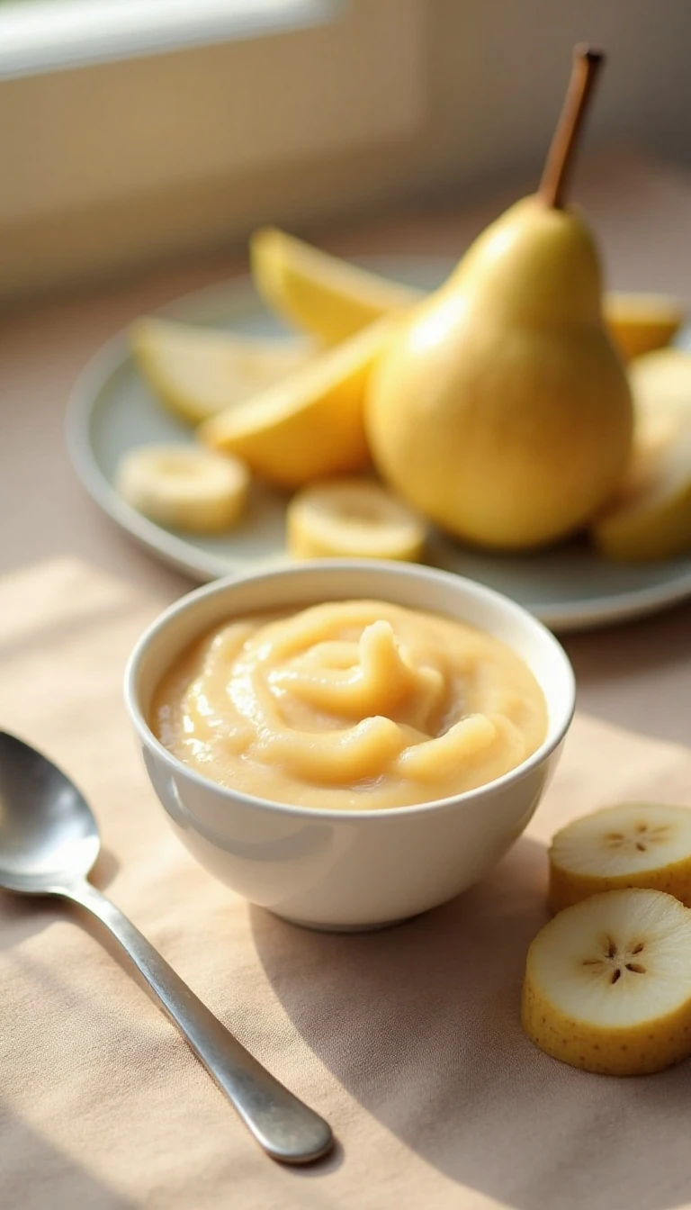 Apple, Pear and Banana Baby Food Recipe for Beginners
