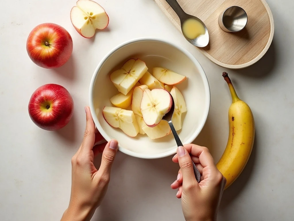 Apple pear and banana baby food ingredients