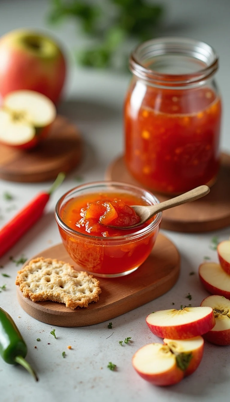 Sweet and Spicy Apple Pepper Jelly Recipe for Canning