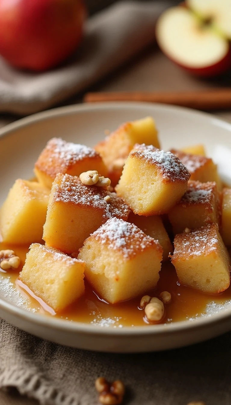 Apple Walnut Slow Cooker Bread Pudding Recipe