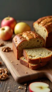 Moist Apple Walnut Zucchini Bread Recipe: Two Tender Loaves