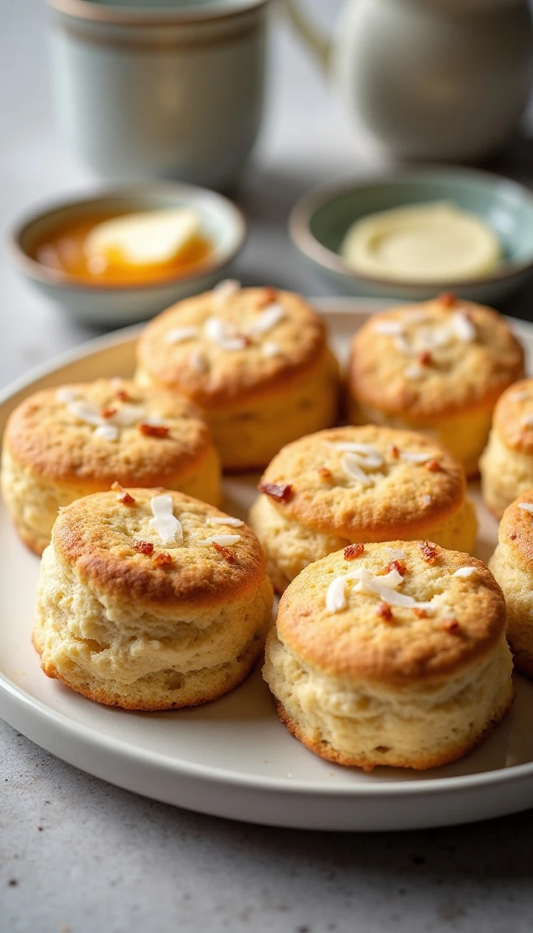 Easy Apricot Coconut Scones Recipe