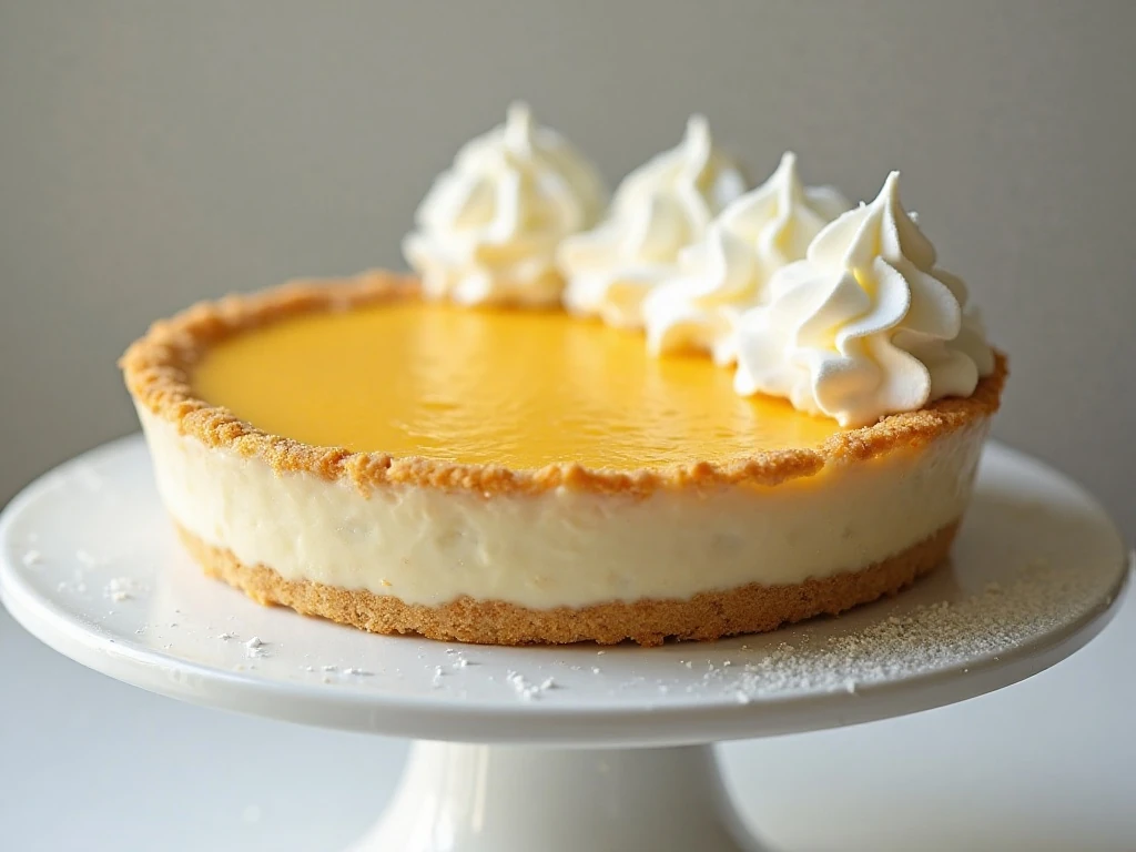 Atlantic Beach Pie with whipped cream and a crisp saltine crust