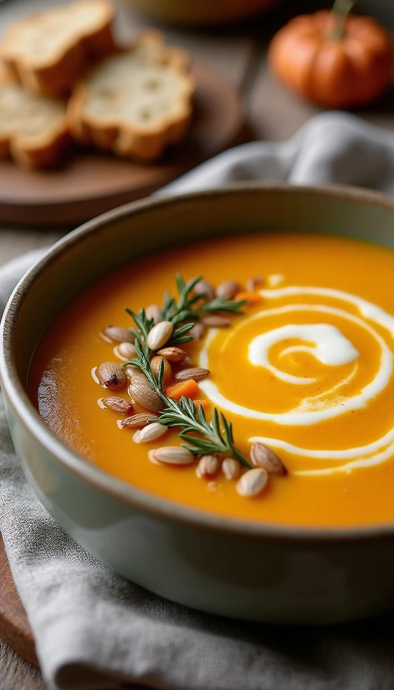 Cozy Autumn Harvest Soup Recipe with Butternut Squash, Sweet Potato, and Apple