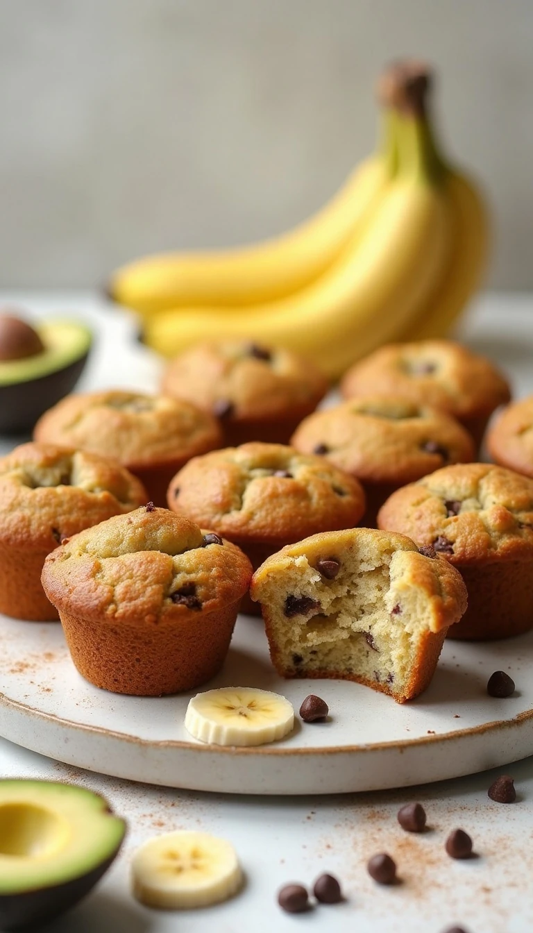 Super Easy and Delicious Avocado Banana Muffins Recipe