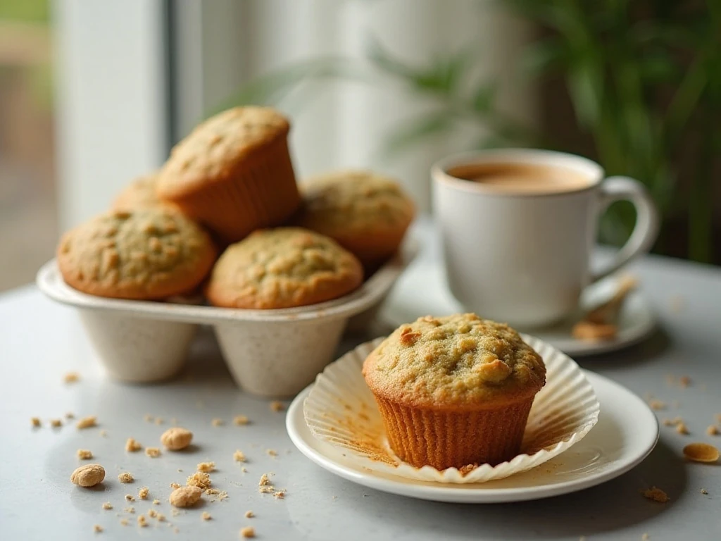 Avocado banana muffins ready for storage or breakfast