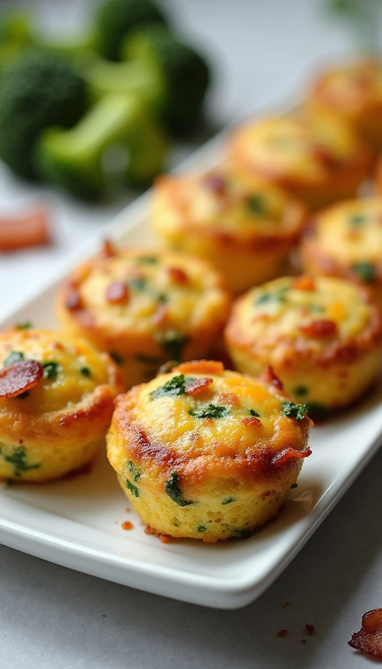 Easy Bacon Broccoli Egg Bites Recipe