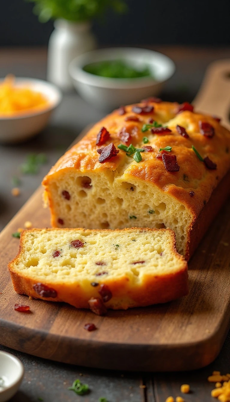 Easy Bacon Cheddar Bread Recipe: Savory, Cheesy Quick Bread