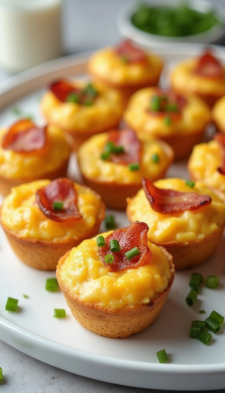Easy Bacon Egg and Cheese Muffin Tin Bites Recipe