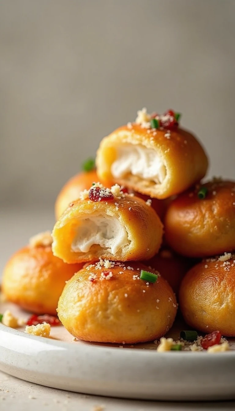 Easy Bacon Parmesan Gougères (Cheese Puffs) Recipe
