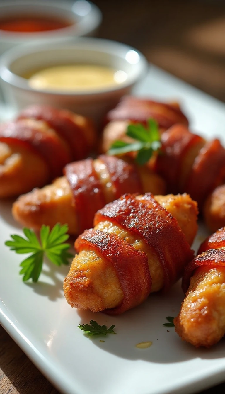 Easy Bacon Wrapped Chicken Bites Recipe