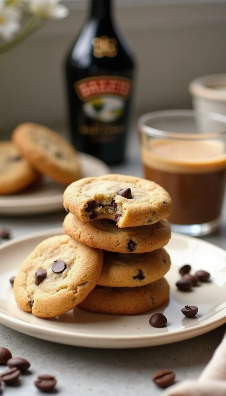 Easy Baileys Irish Cream Coffee Cookies Recipe
