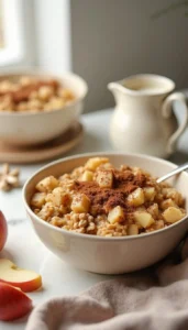 Easy Baked Apple Oatmeal Recipe - Cozy Healthy Breakfast
