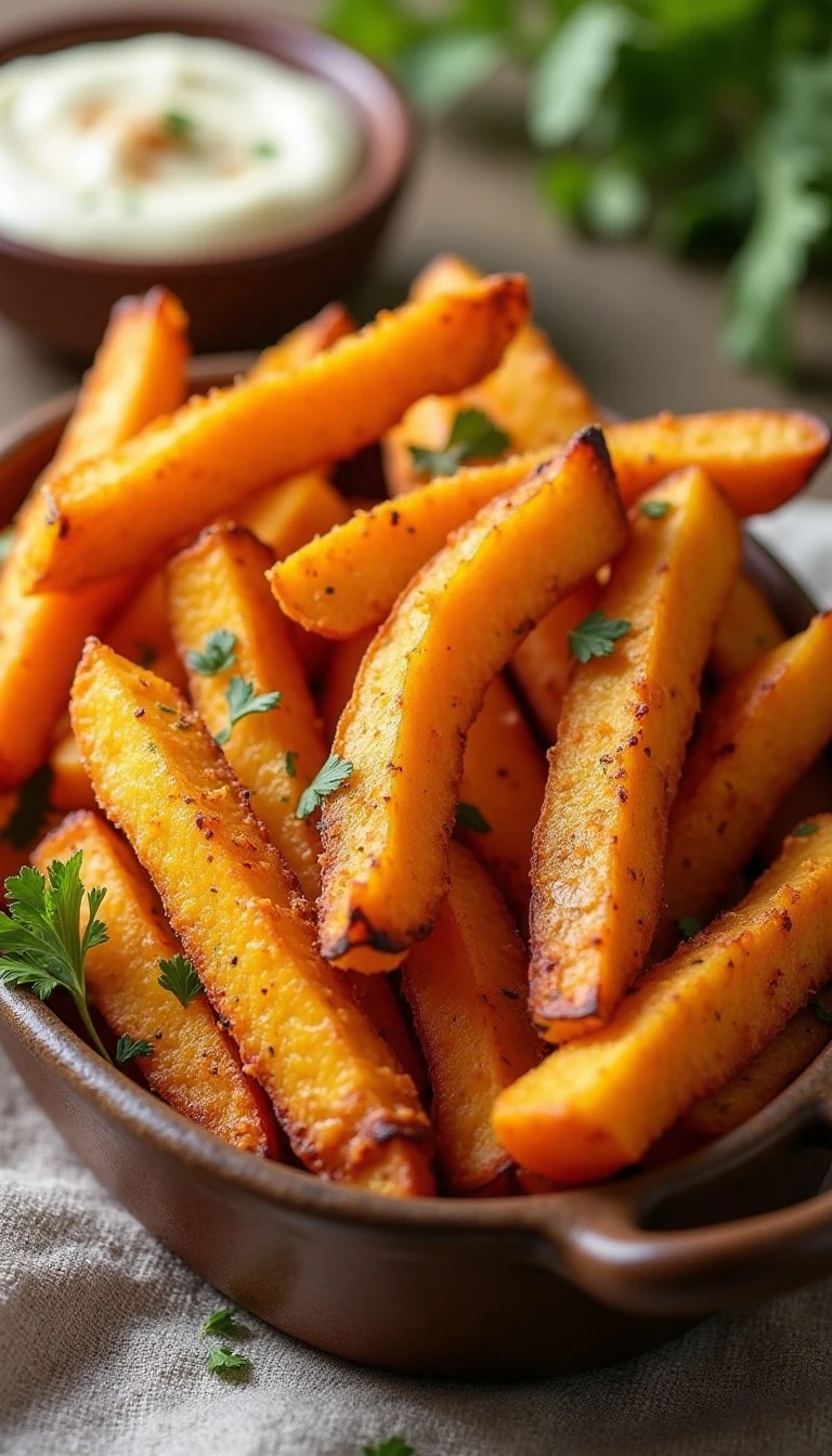 Crispy Baked Butternut Squash Fries Recipe
