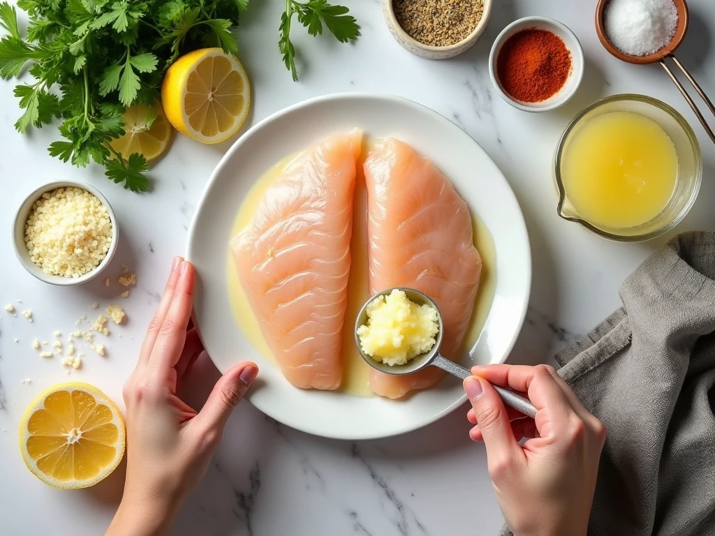 Ingredients for easy baked haddock