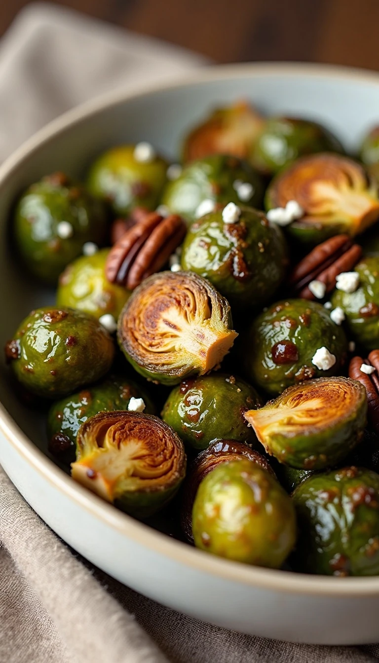 Balsamic Honey Roasted Brussels Sprouts Recipe