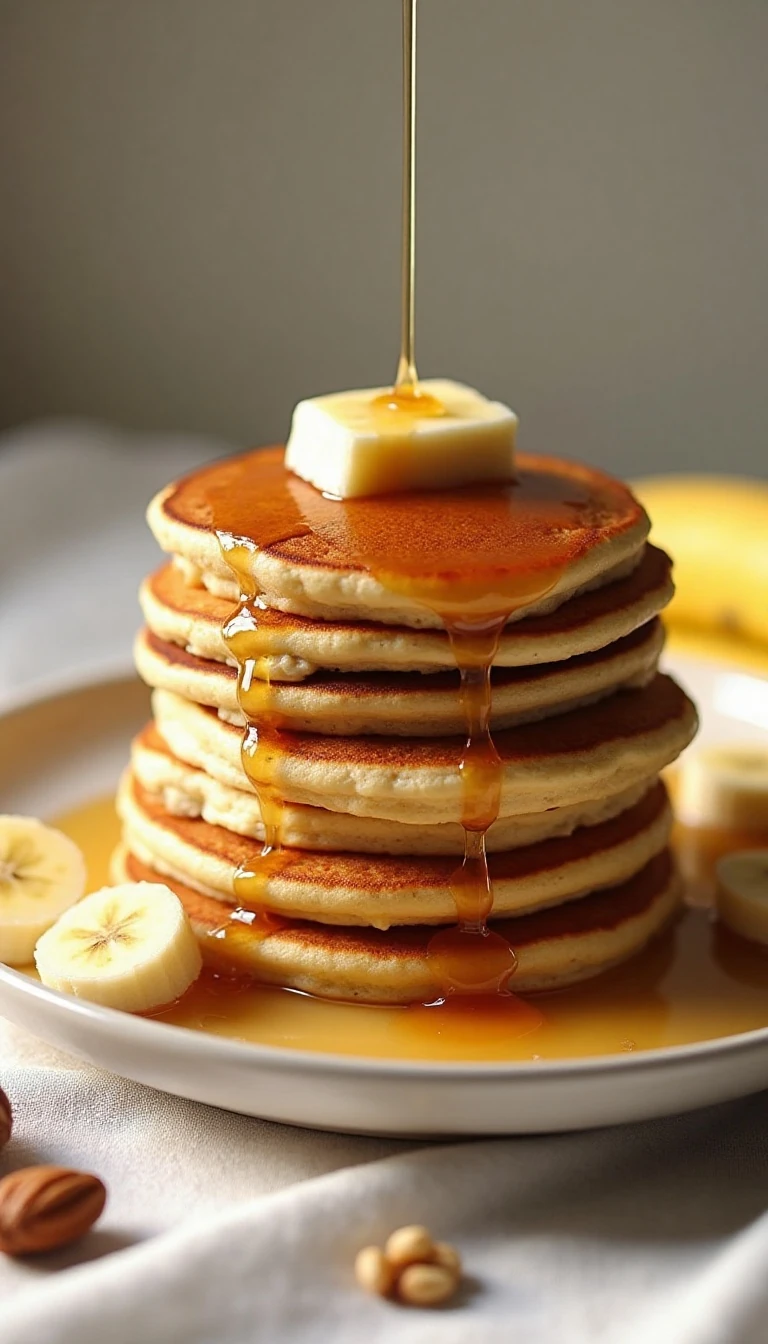 Fluffy Banana Buttermilk Pancakes Recipe for the Perfect Breakfast