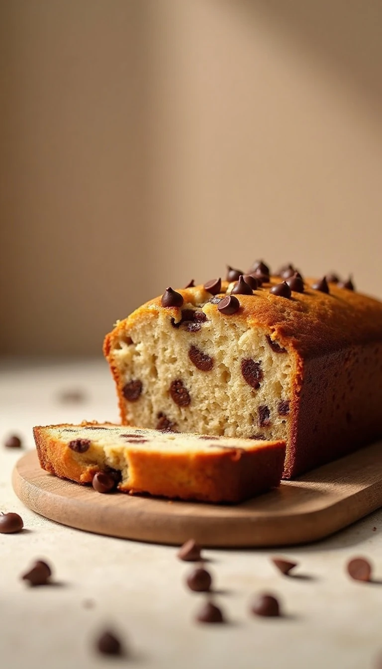 Easy Moist Banana Chocolate Chip Bread Recipe