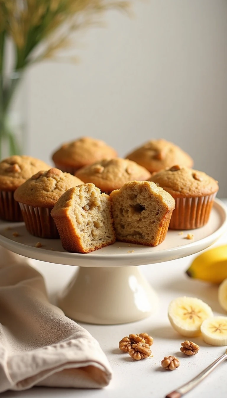 Easy Moist Banana Nut Muffins Recipe for a Cozy Breakfast