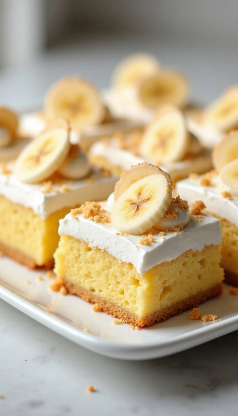 Easy Banana Pudding Poke Cake Recipe