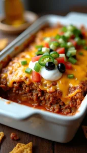 Easy Beef Mexican Trash Casserole Recipe