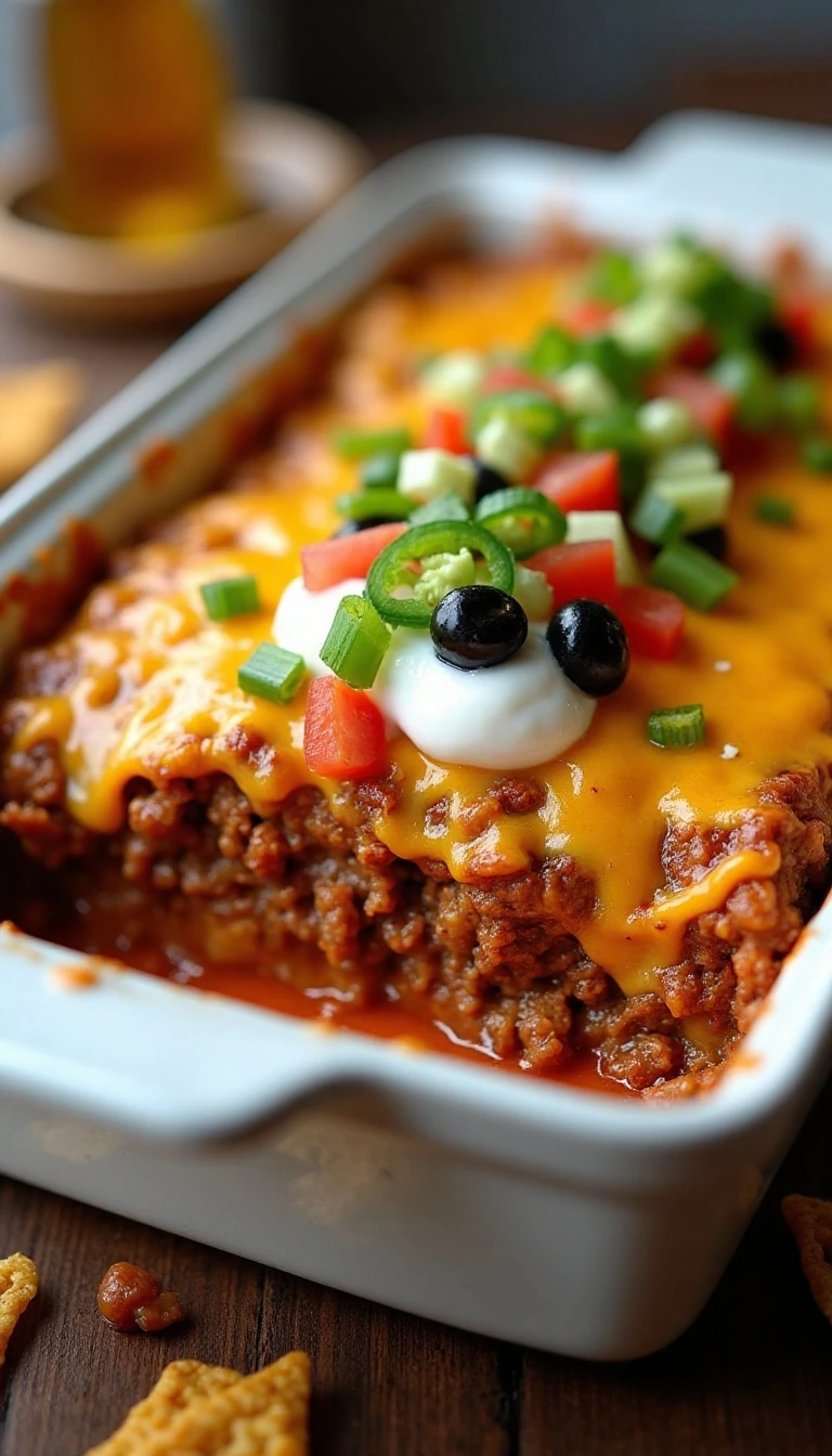 Easy Beef Mexican Trash Casserole Recipe