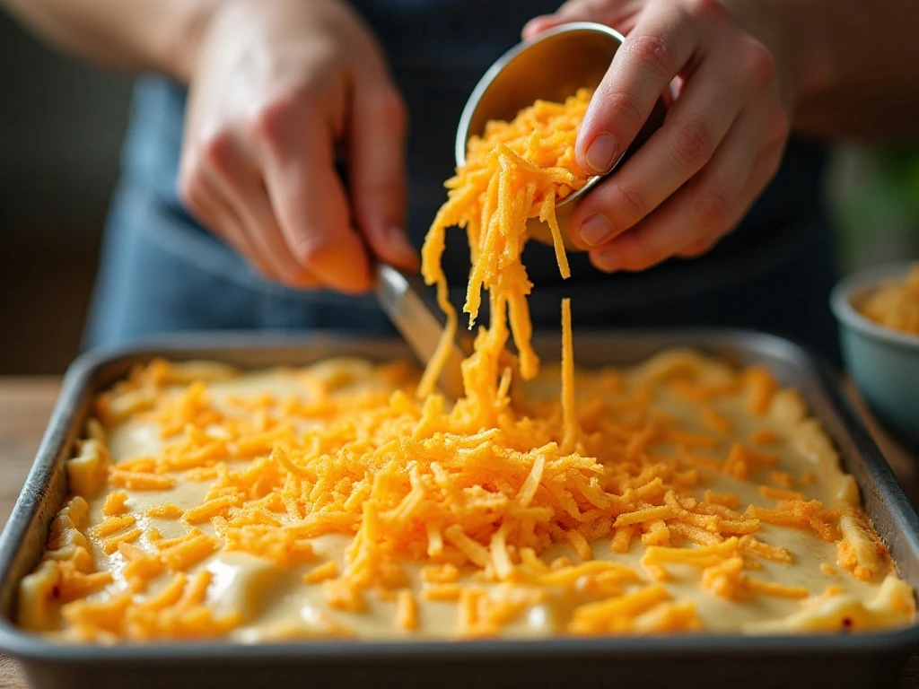Coarse Dorito pieces create the best casserole texture