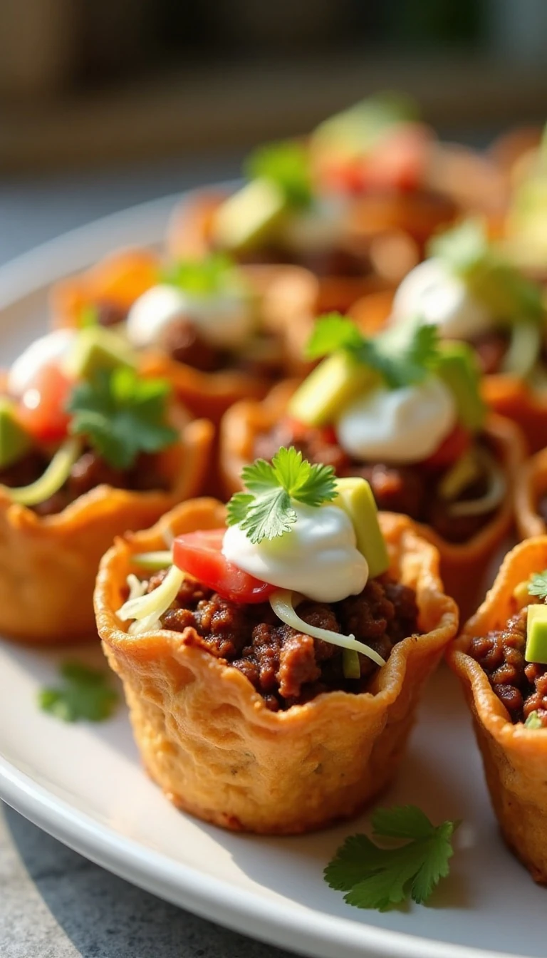 Easy Muffin Tin Beef Taco Cups Recipe