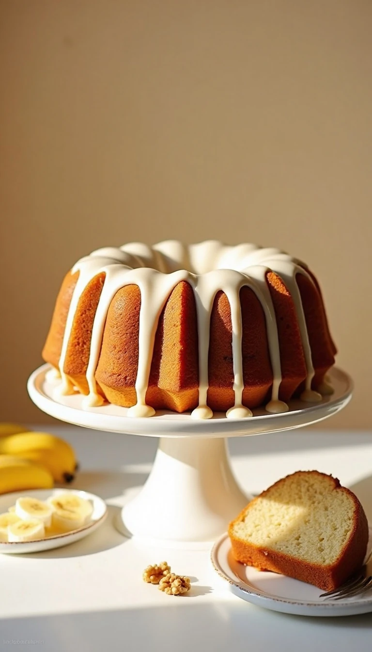 The Best Banana Bundt Cake Recipe (Easy & Moist)