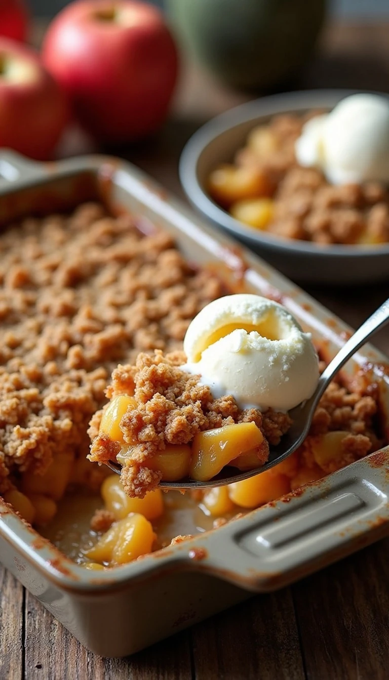 Best-Ever Oatmeal Apple Crisp Recipe with a Crisp Topping