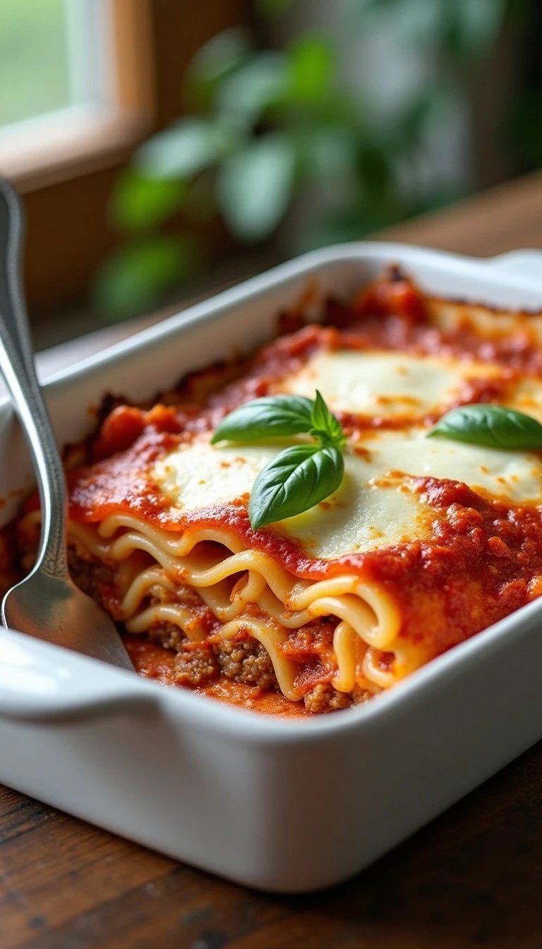 Easy 5-Ingredient Jar Sauce Lasagna Recipe