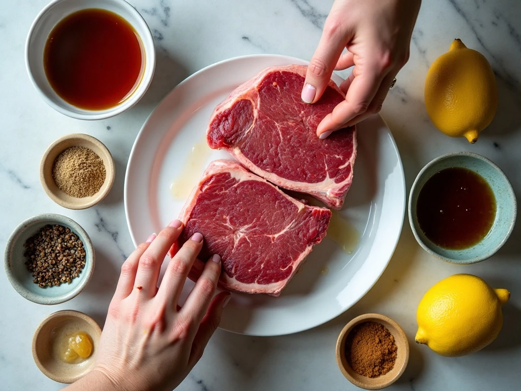 Ingredients for marinated London broil