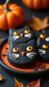Easy Black Cat Halloween Cookies Recipe