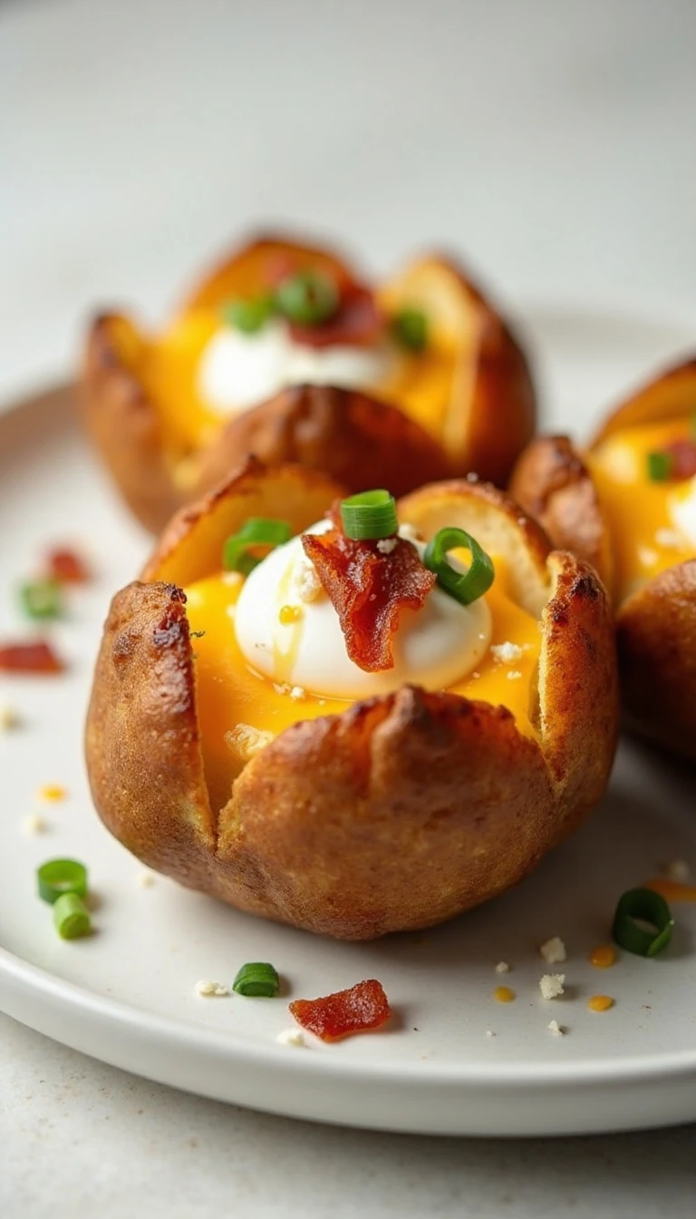 Blooming Baked Potato in the Air Fryer: Easy Crispy Loaded Recipe