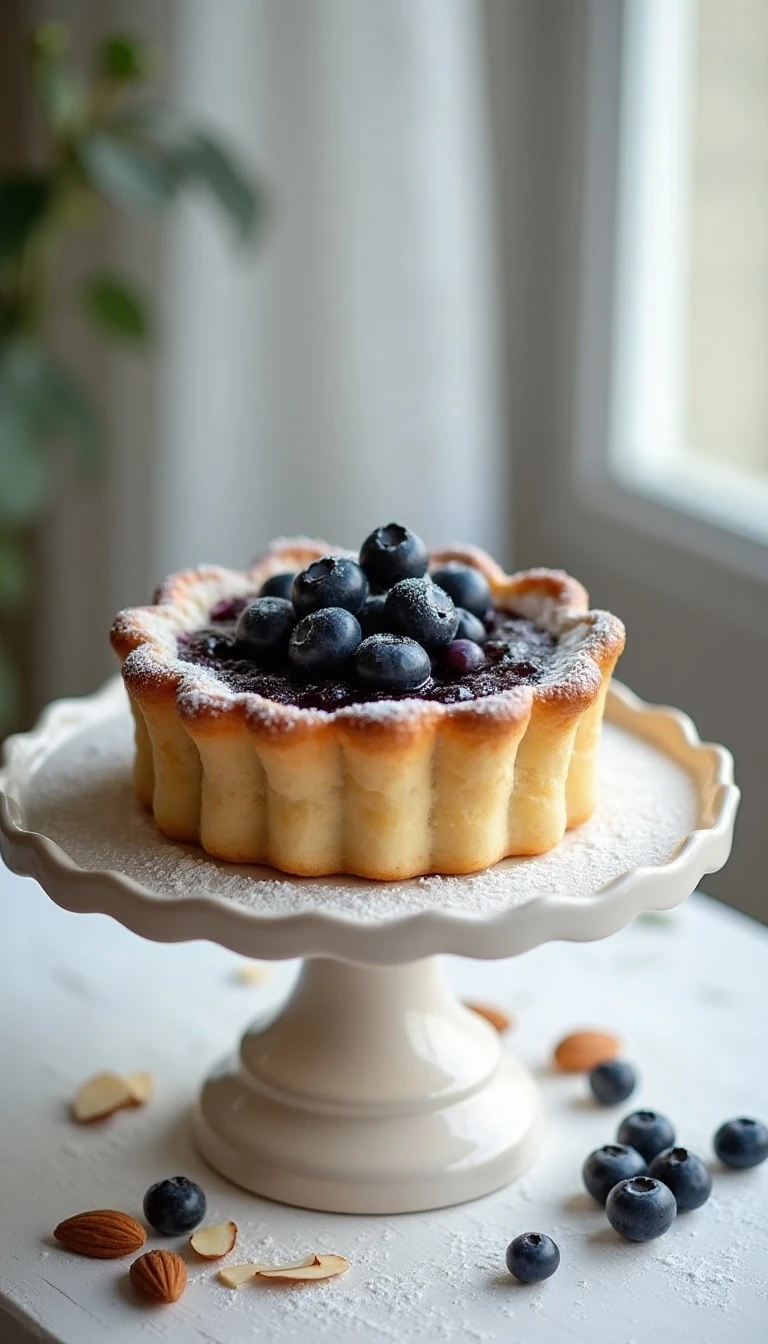 Blueberry Almond Cream Tart Recipe