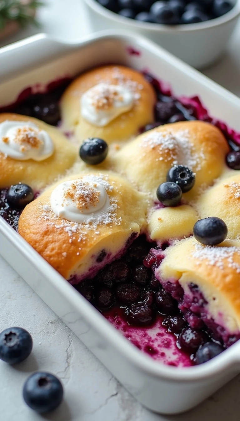 Easy Blueberry Blintz Casserole Recipe