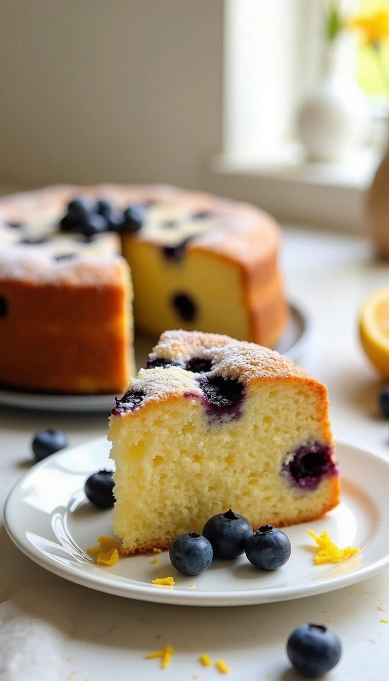 Easy Blueberry Butter Cake Recipe