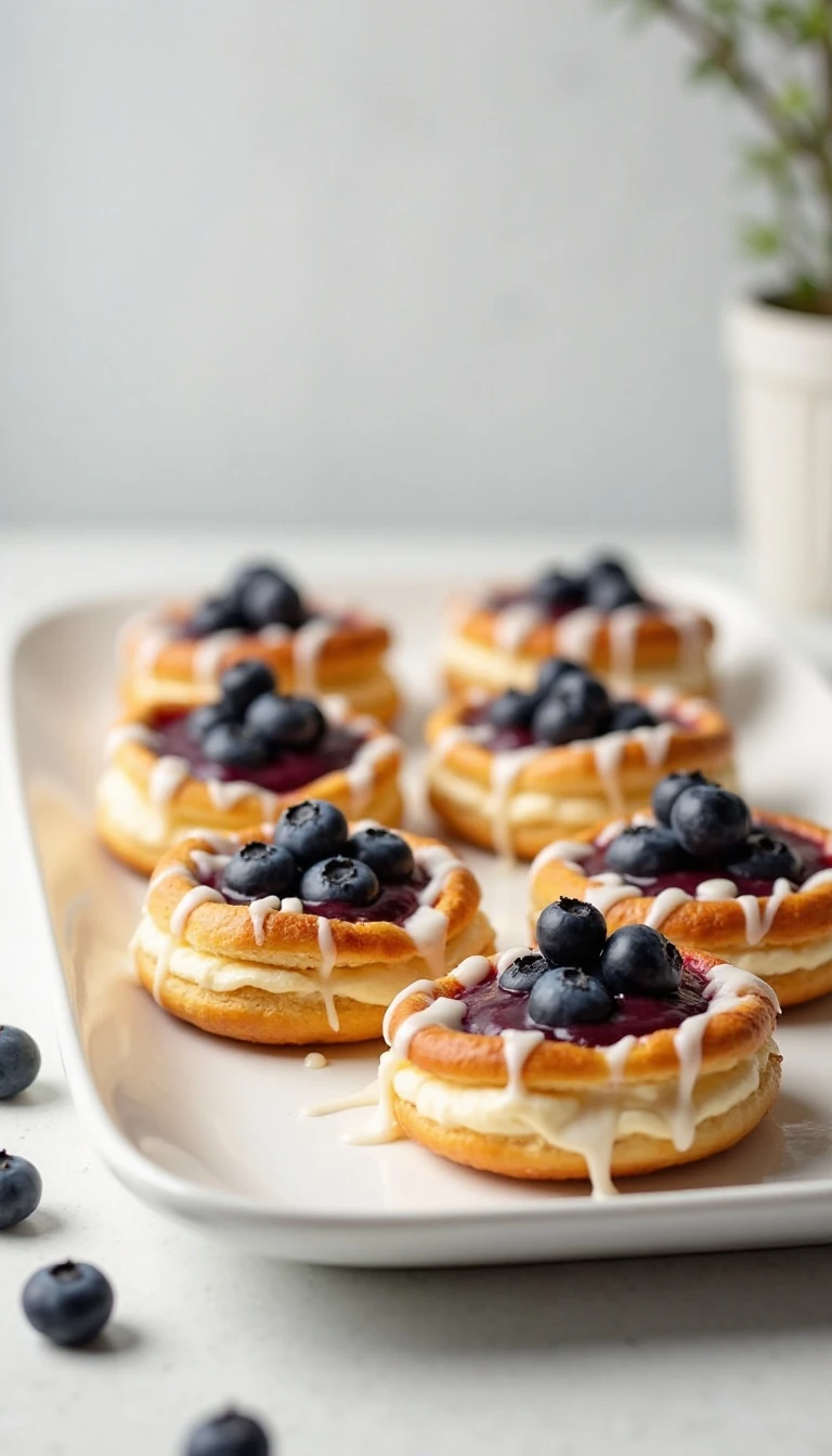 Easy Blueberry Cream Cheese Pastry Recipe