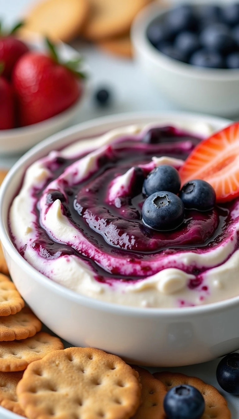 Blueberry Pie Cream Cheese Dip Everyone Will Love