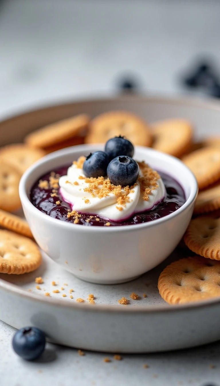 Easy Blueberry Pie Cream Cheese Dip Recipe
