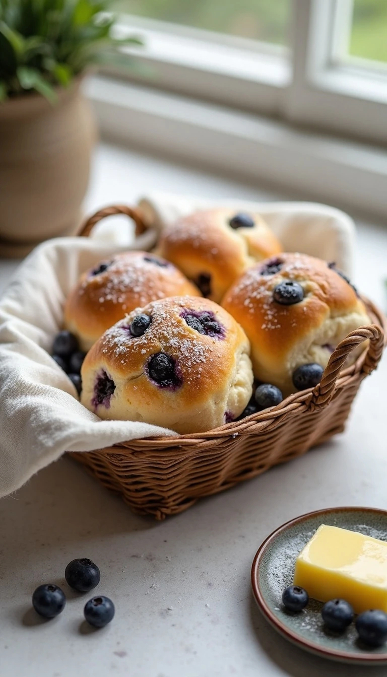 Easy Blueberry Tea Buns Recipe: Soft, Fruity Australian-Style Buns