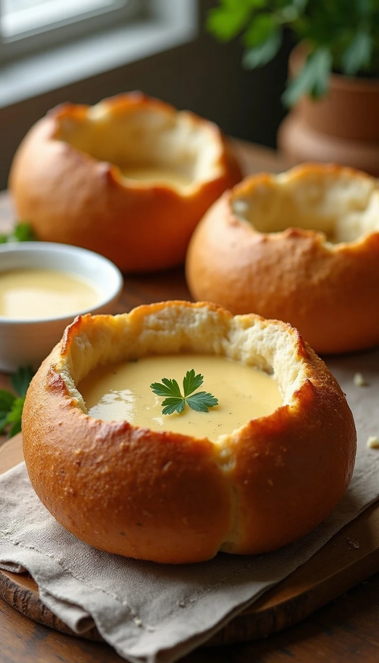 Homemade Bread Bowls Recipe: The Ultimate Soup Companion