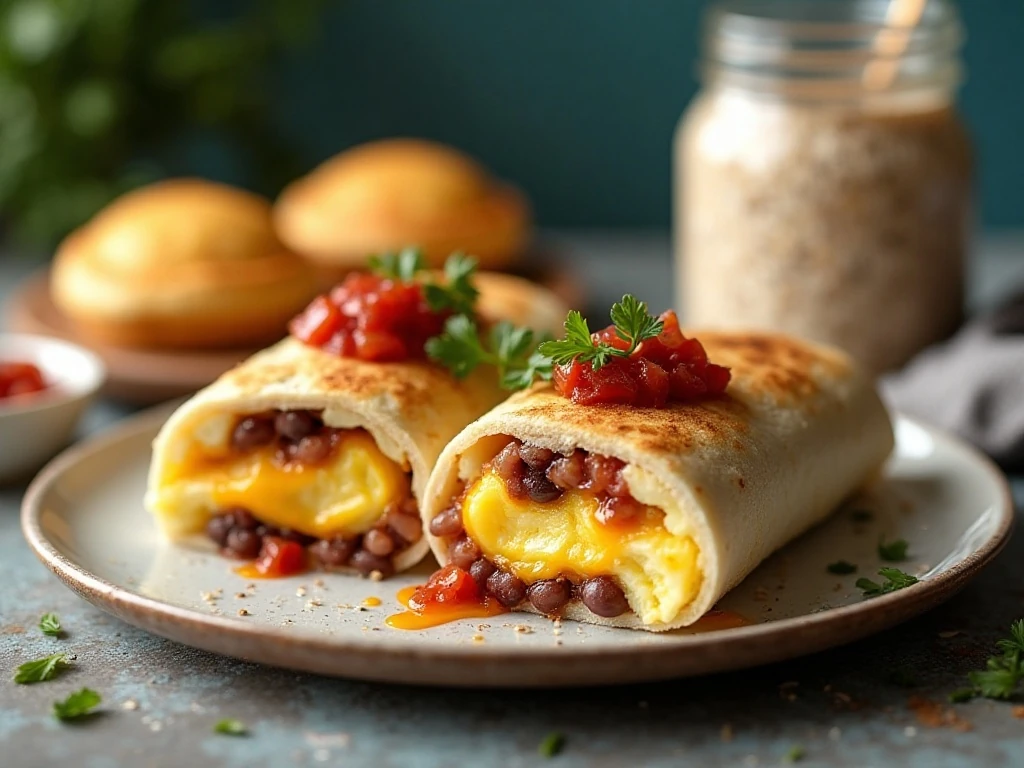 Ready-to-eat reheated breakfast meal prep