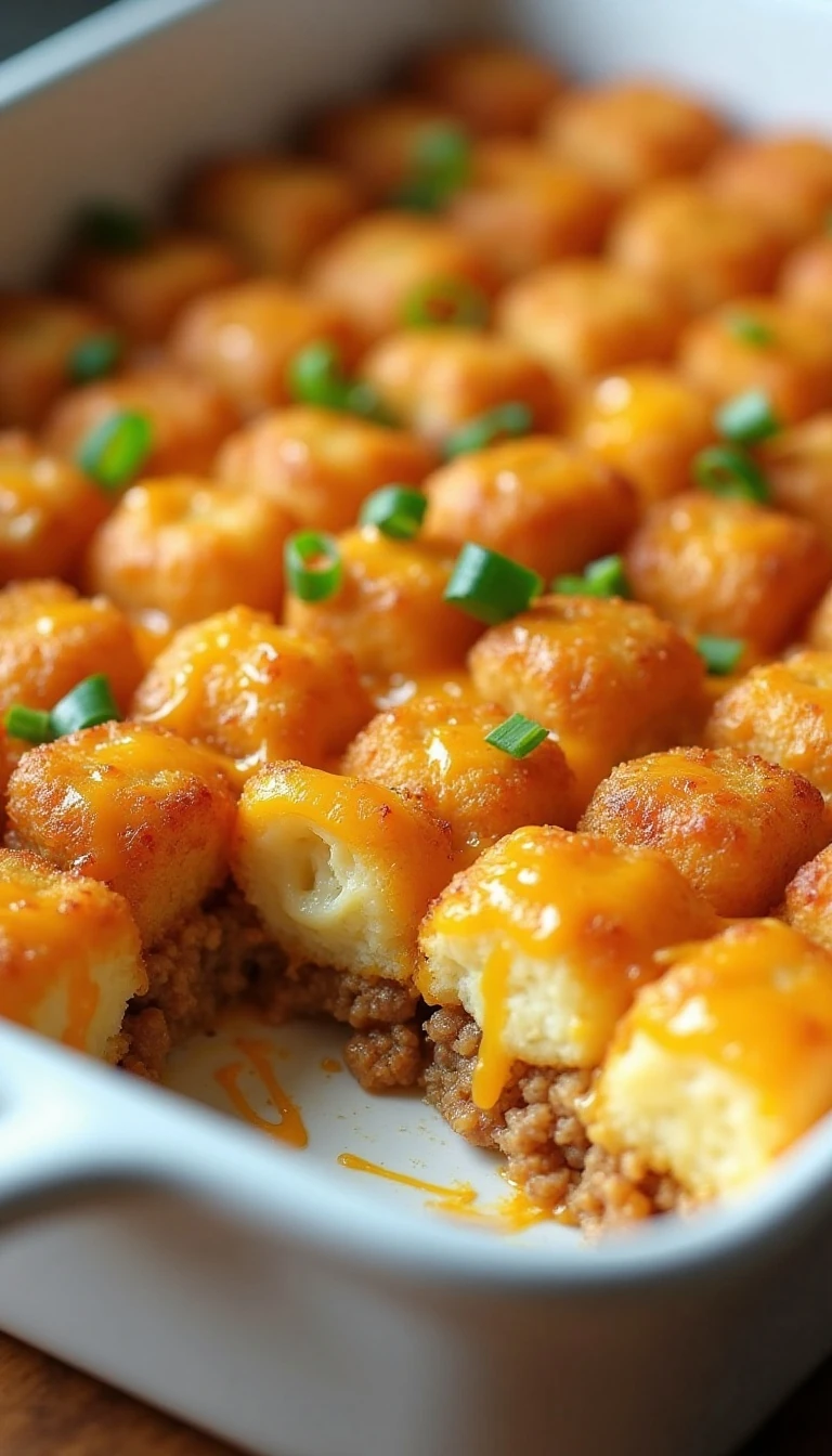 Easy Breakfast Tater Tot Casserole Recipe