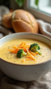 Creamy Broccoli Cheese Soup for Cozy Comfort