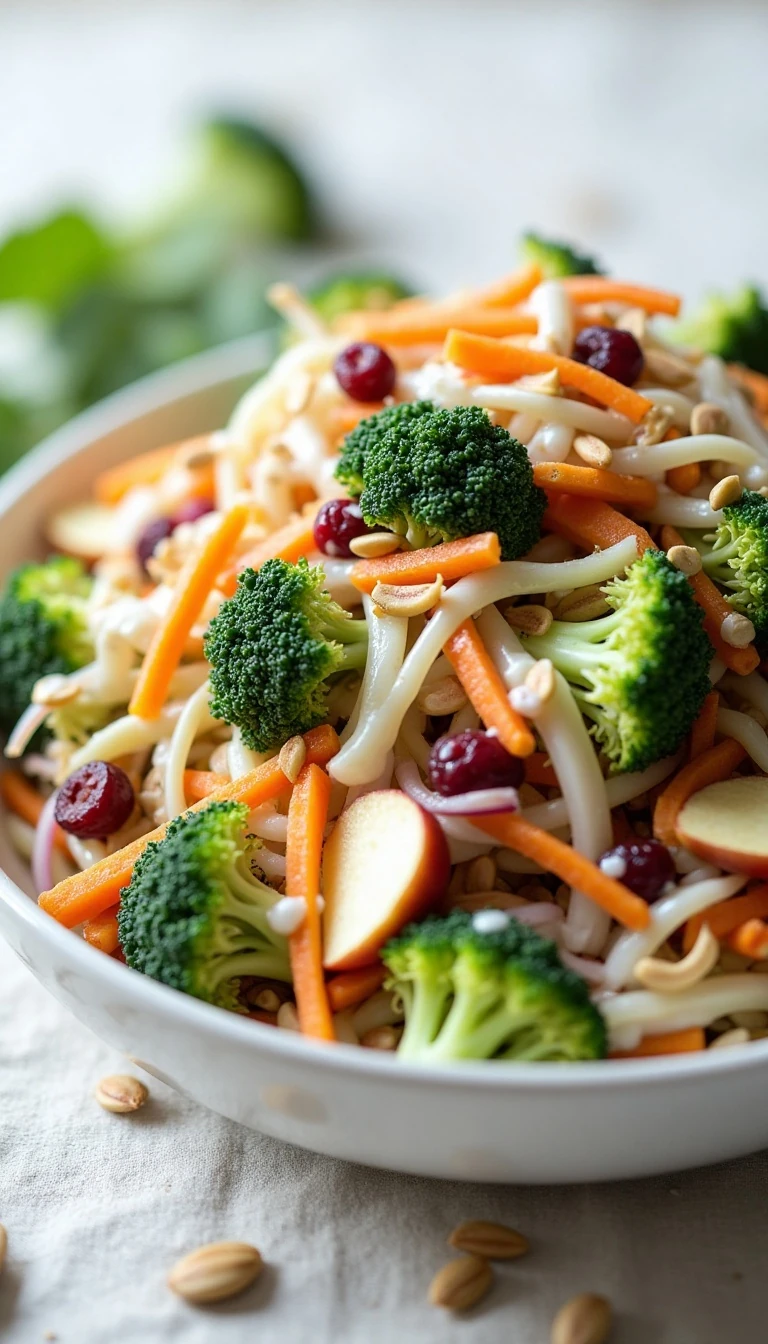 Broccoli Honeycrisp Slaw: Crisp, Creamy & Refreshing