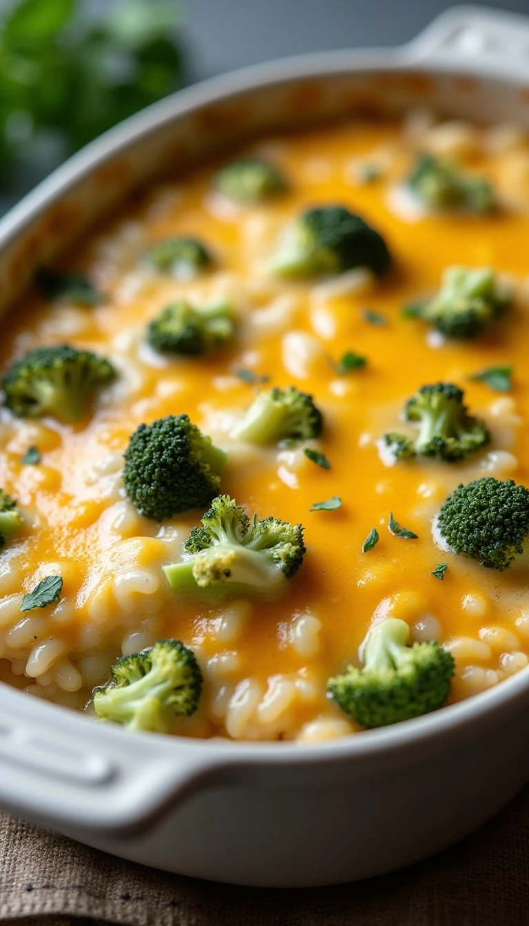 Easy Broccoli Rice and Cheese Casserole Recipe