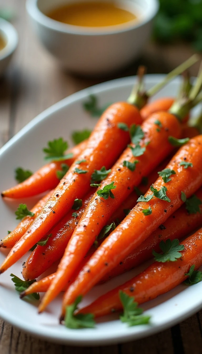 Brown Butter Garlic Honey-Roasted Carrots Recipe