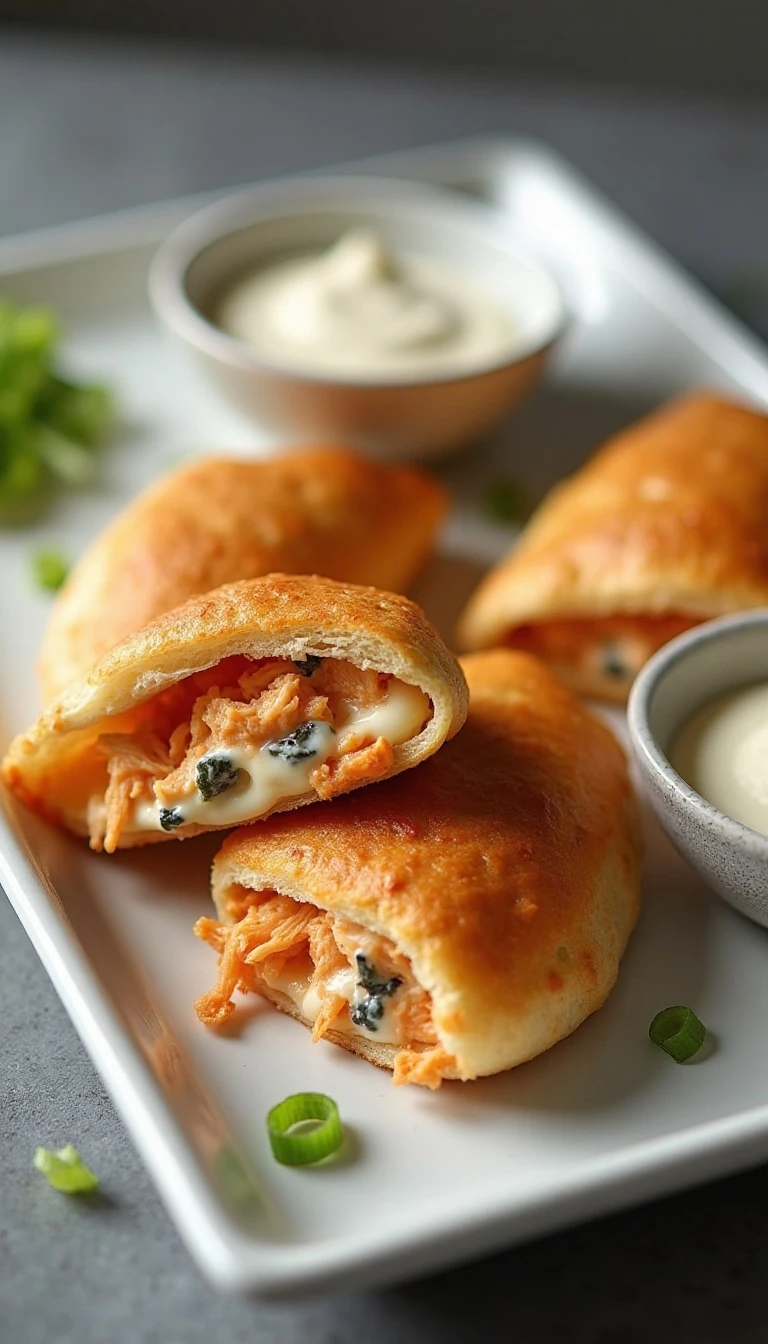 Easy Buffalo Chicken Calzones Recipe for a Flavor-Packed Dinner